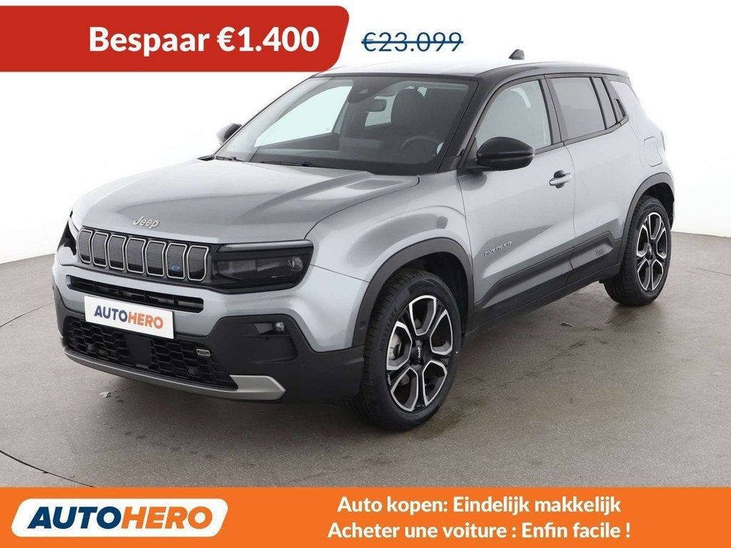 Jeep Avenger electric drive 115 kW Summit Electric, Auto's, Gebruikt, Zwart, Elektrisch, 5 deurs