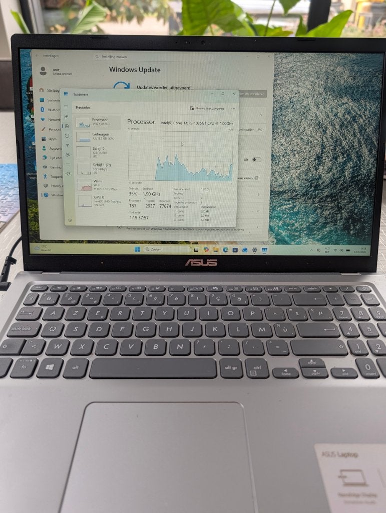 Ordinateur portable Asus X515 10e génération i5 d'occasion, Intel core i5-1035g1, Enlèvement ou Envoi, Asus vivobook, 3 à 4 Ghz
