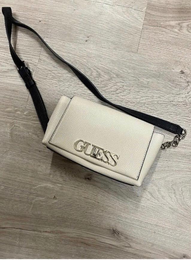 Guess handtas, Enlèvement, Comme neuf, Blanc, Sac à main