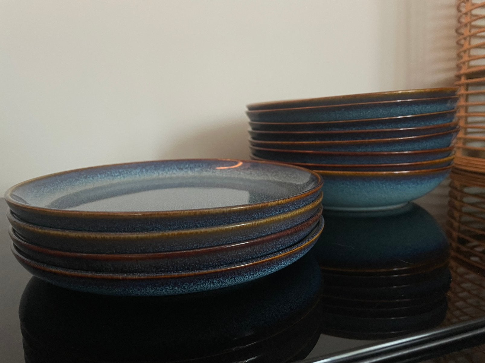 Ikea Gladelig (blauw) Set, Ophalen, Gebruikt, Overige stijlen, Bord(en)