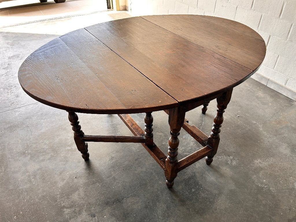 Authentieke oude gateleg tafel, Ophalen