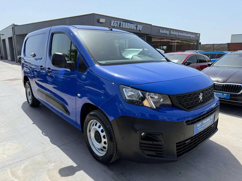 Peugeot Partner 1.5 BLUEHDI L2 3ZIT NAVIGATIE CARPLAY PDC BL, 75 kW, Stof, Gebruikt, 4 cilinders