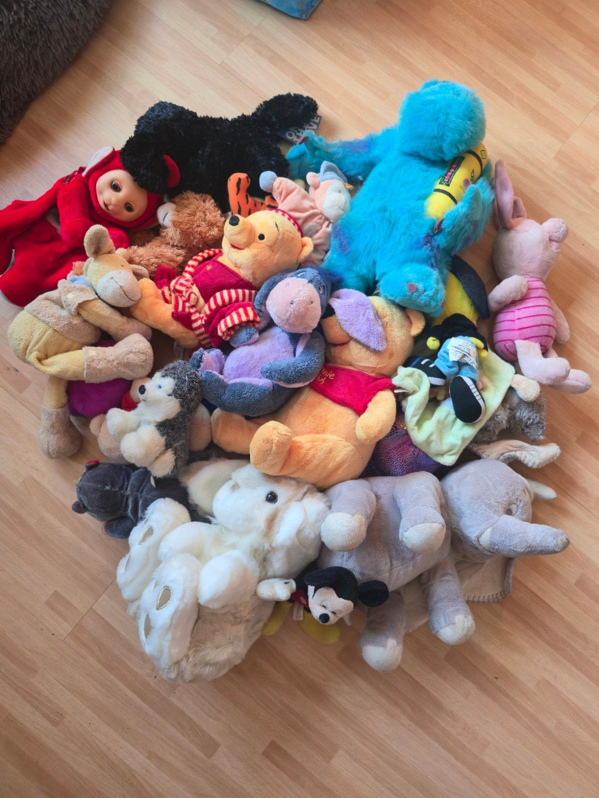 Lot de peluches, Enlèvement