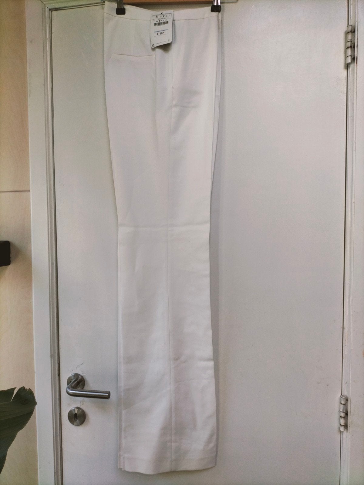Zara, nieuwe witte lange broek S, Ophalen of Verzenden