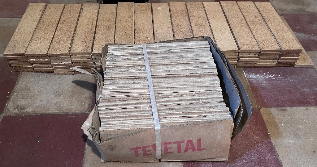 Plinthes en terre cuite Terreal Terretal 36m, Moins de 100 cm, Comme neuf, Enlèvement, Plinthes