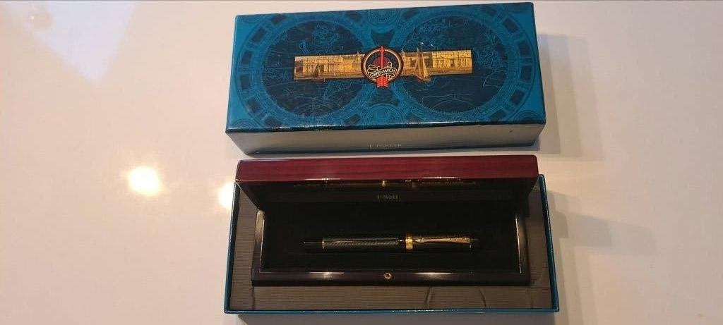 Parker Duofold  Greenwich special edition vulpen, Ophalen of Verzenden, Zo goed als nieuw, Vulpen, Parker