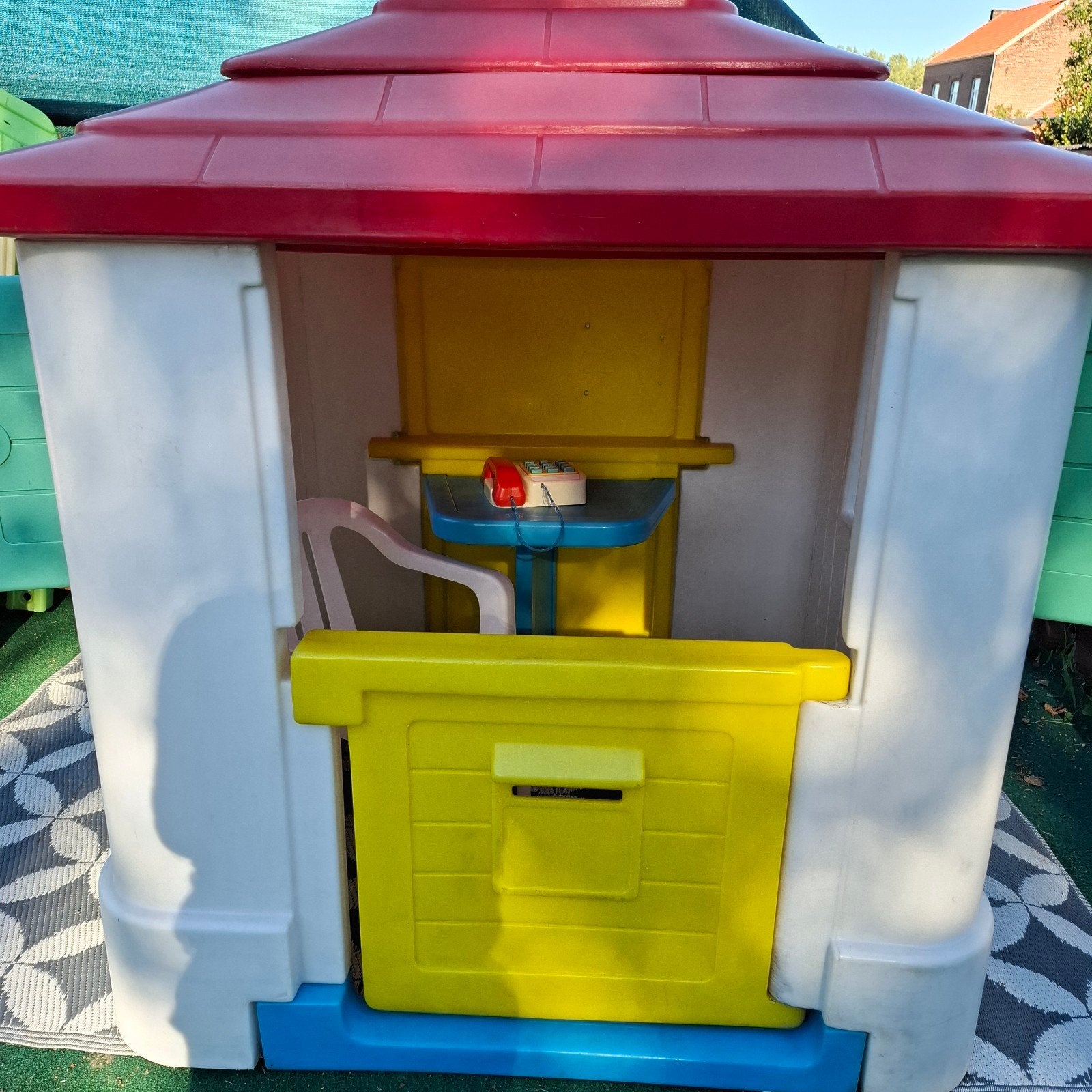 Speelhuisje Chicco, Ophalen
