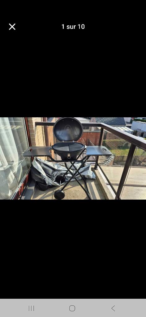 KitchenBrothers elektrische barbecue — bijna nieuw — 2400W, Ophalen, Zo goed als nieuw