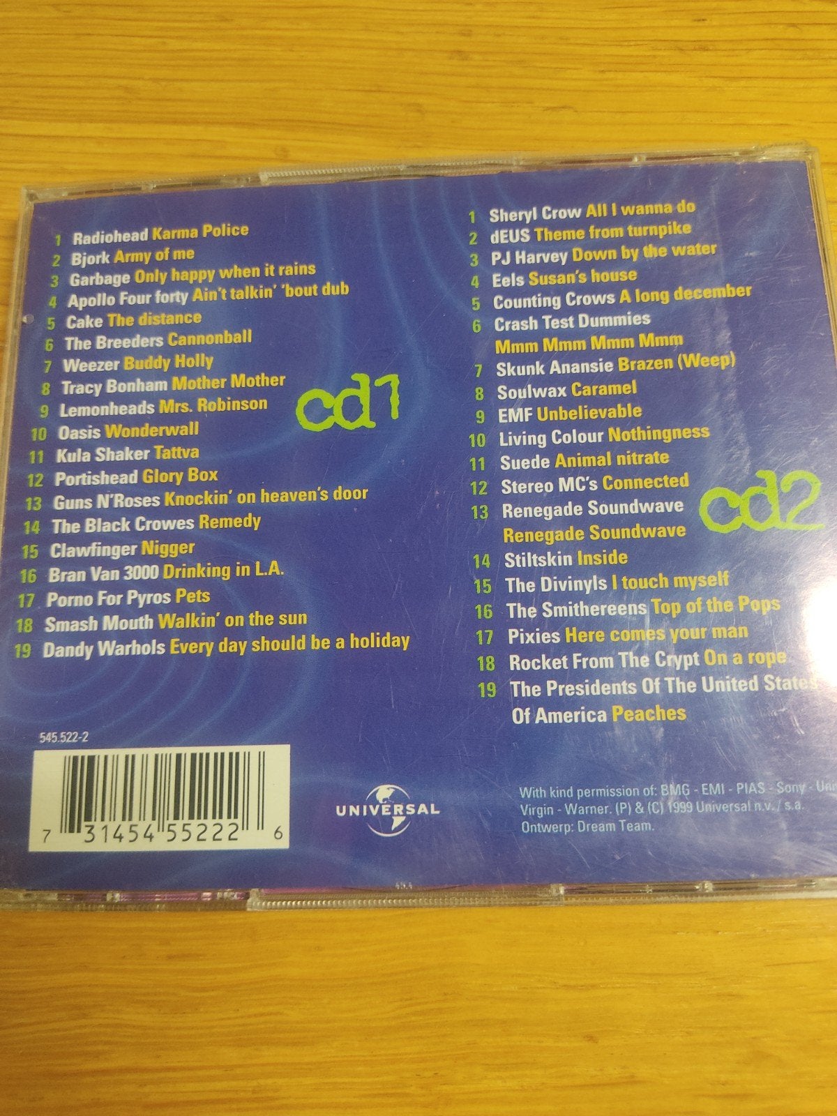 cd De Afrekening studio Brussel, CD & DVD, CD | Compilations, Enlèvement ou Envoi
