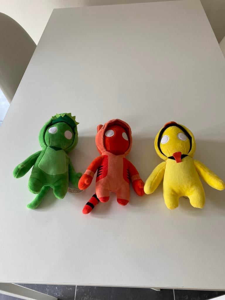 Lot Gang Beasts knuffels, Ophalen of Verzenden, Zo goed als nieuw