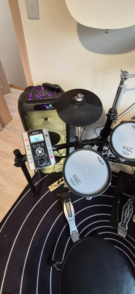 Roland TD9K+ Sennheiser 100-serie microfoon/ontvanger, Muziek en Instrumenten, Ophalen, Roland