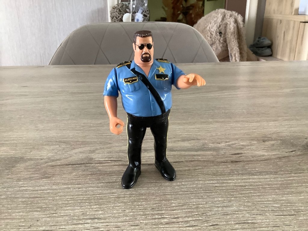 WWF Big Bossman character (1990) (12 cm), Ophalen of Verzenden, Gebruikt