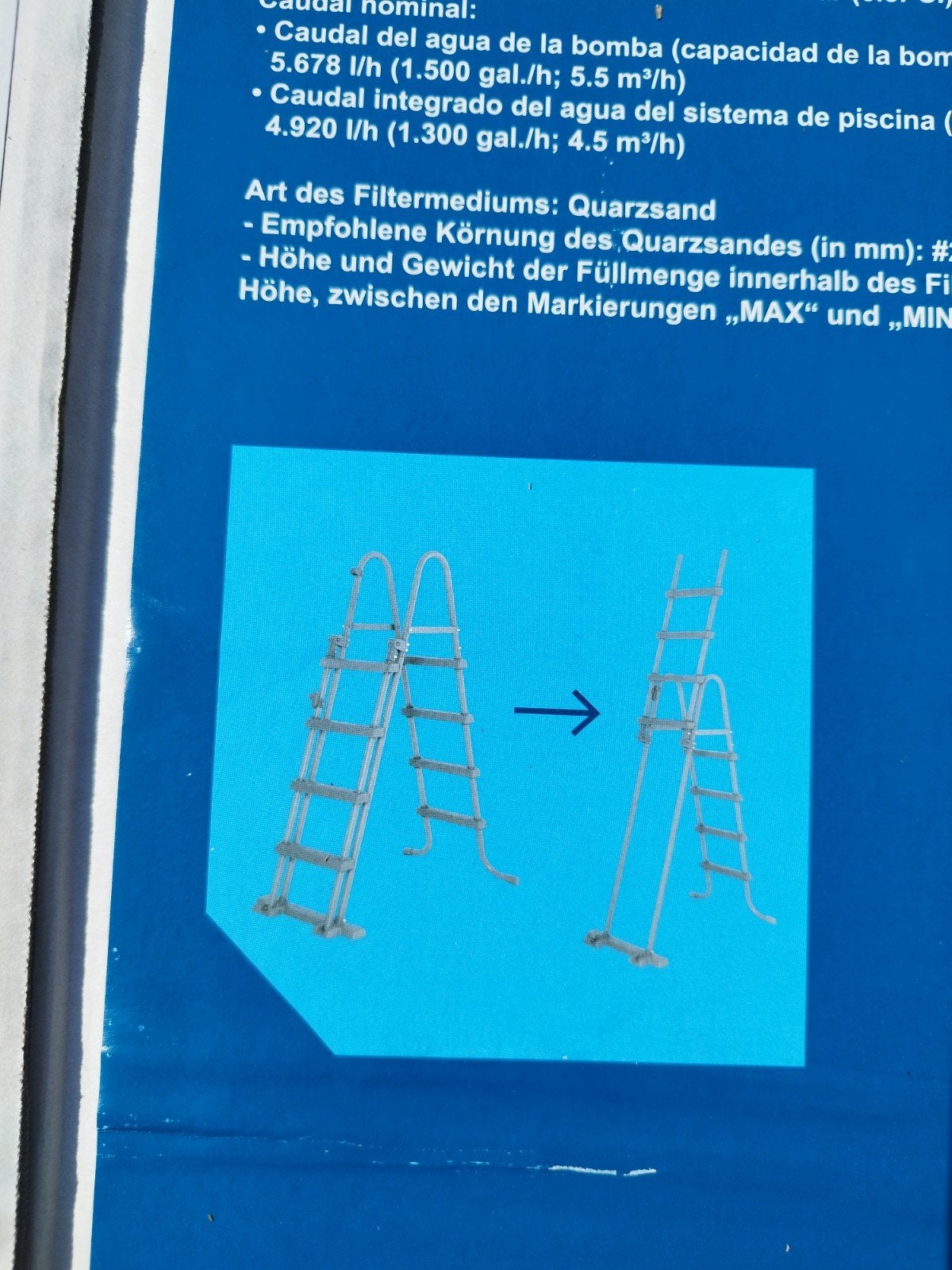 Zwembad Ladder nieuwe in doos, Ophalen