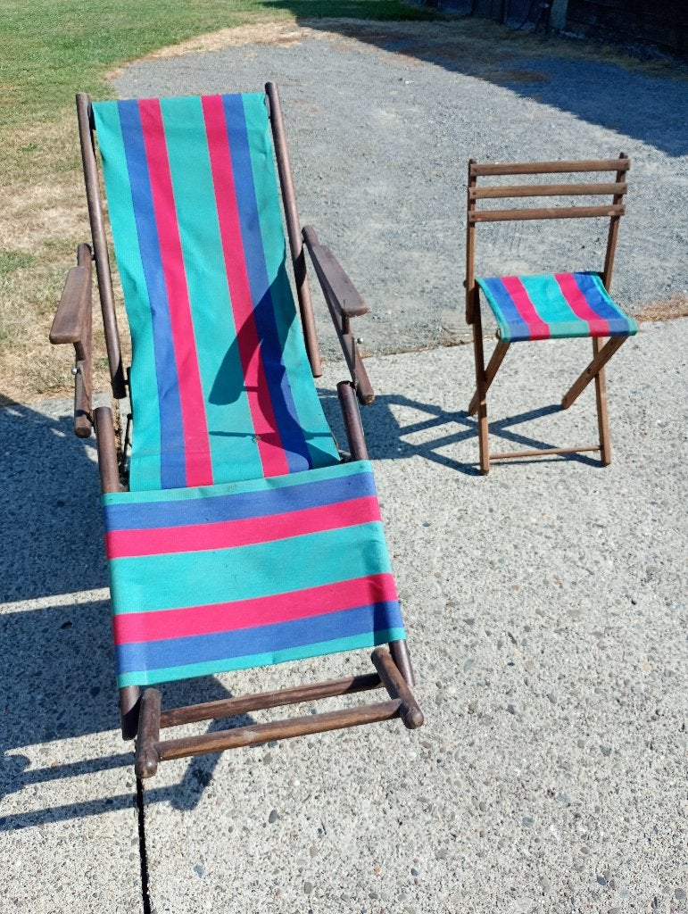 Transat Chilienne et Chaise Pliante, Antiquités & Art, Enlèvement