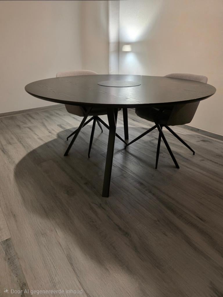 Tafel, Huis en Inrichting, Ophalen, 150 tot 200 cm, Rond, Vijf personen of meer
