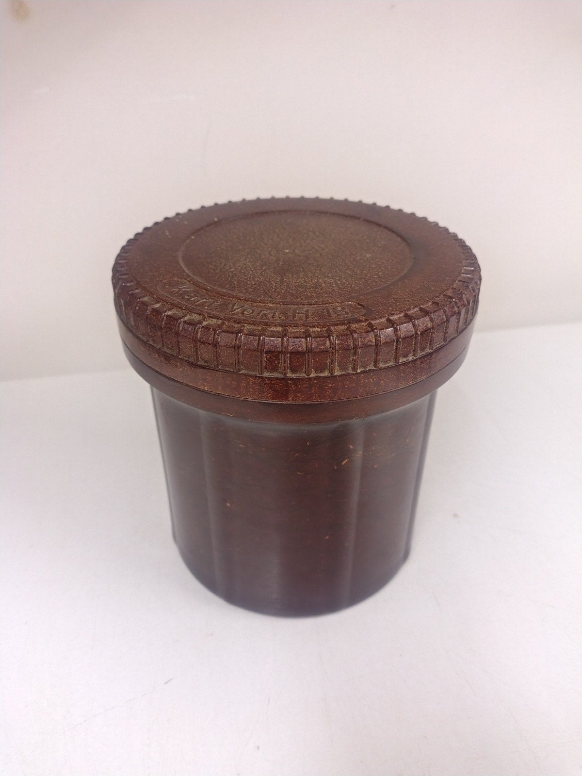 Boîte allemande WW2 en bakélite brune, Kart. Vorl. H.13, Collections, Enlèvement ou Envoi