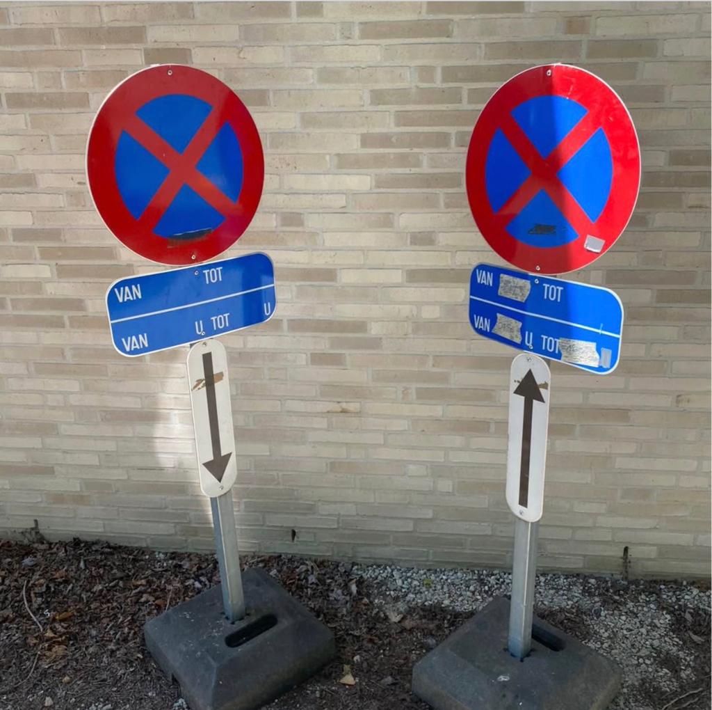 Parkeer verbods borden te koop, Provincie Oost-Vlaanderen