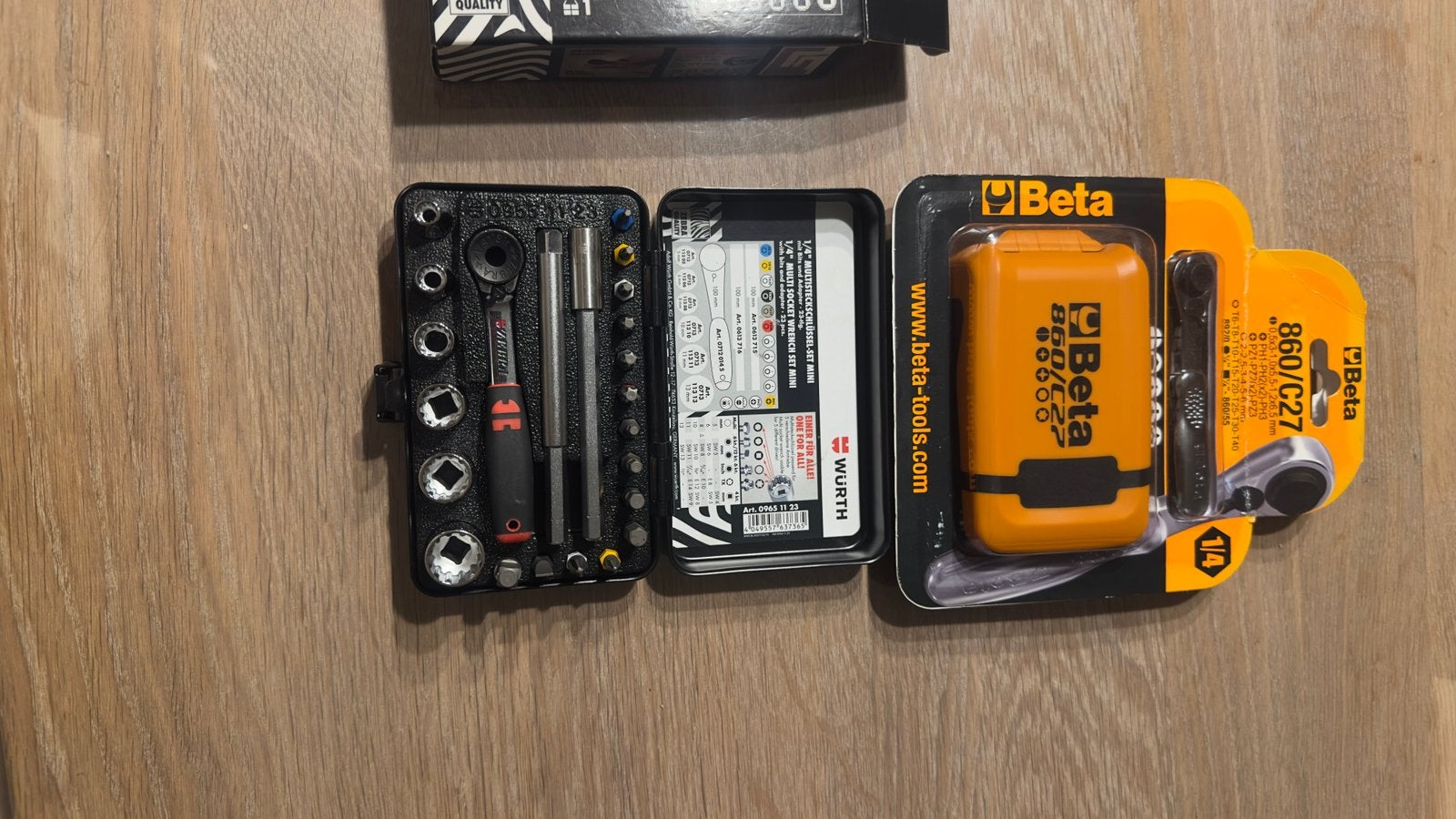 Würth en Beta setje ideal overal om mee te neemen, Doe-het-zelf en Bouw, Ophalen of Verzenden, Nieuw