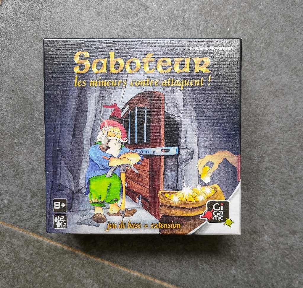 Jeu de société SABOTEUR, Enlèvement, Comme neuf
