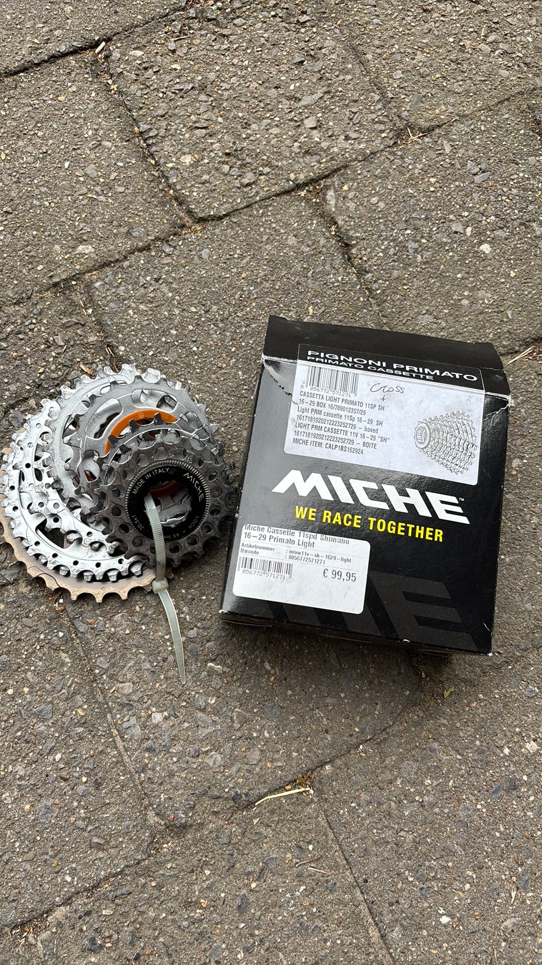 Miche cassette 11 speed 16T-29T, Vélos & Vélomoteurs, Vélos Pièces, Enlèvement, Utilisé, Racefiets, Autres types