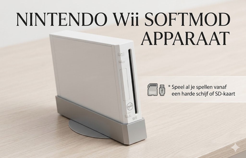 nintendo wii (mod) & games & balanceboard, Games en Spelcomputers, Ophalen of Verzenden, Gebruikt, Met 1 controller, Met games