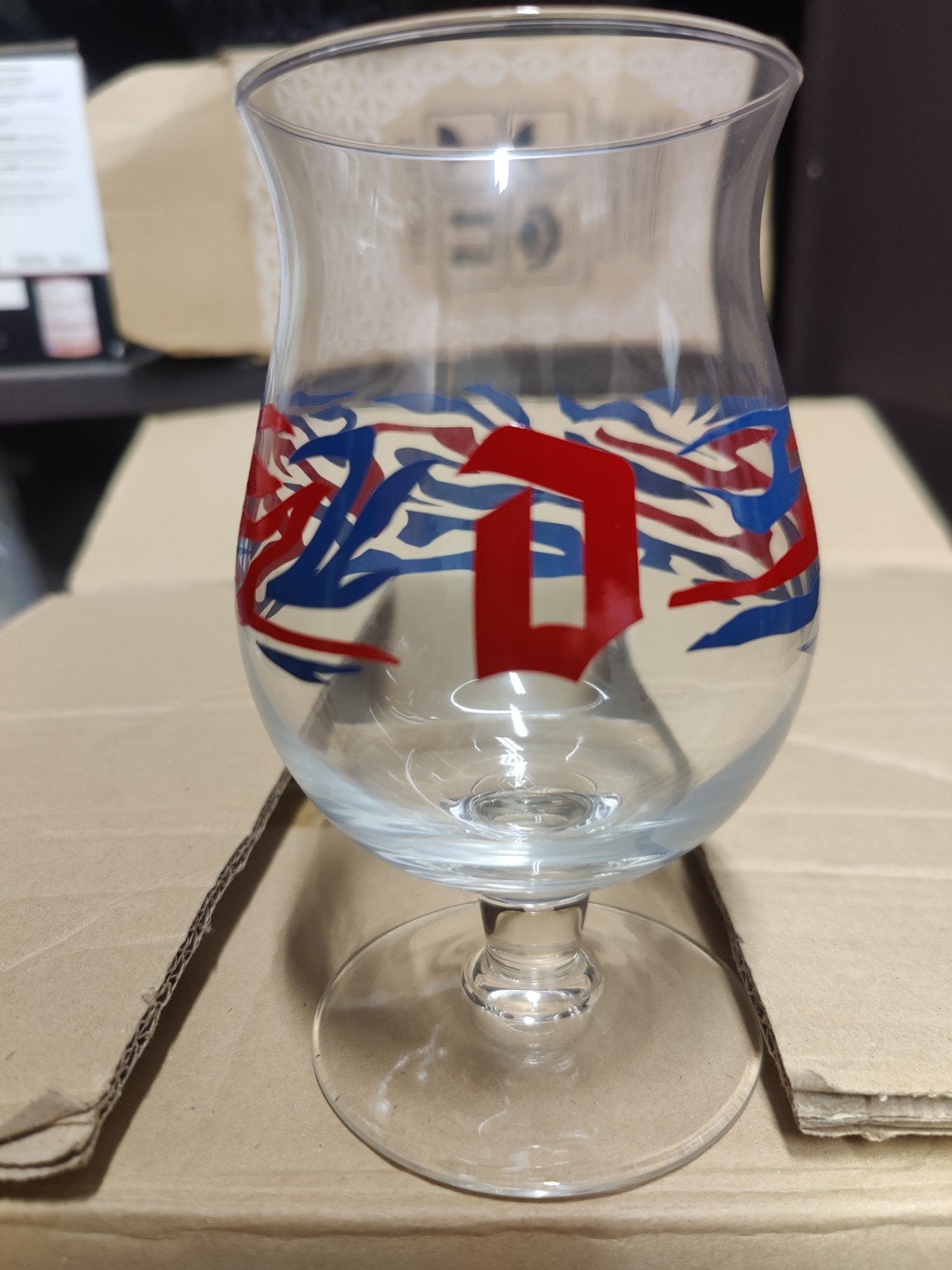 Duvel glas Tornado, Ophalen of Verzenden, Duvel
