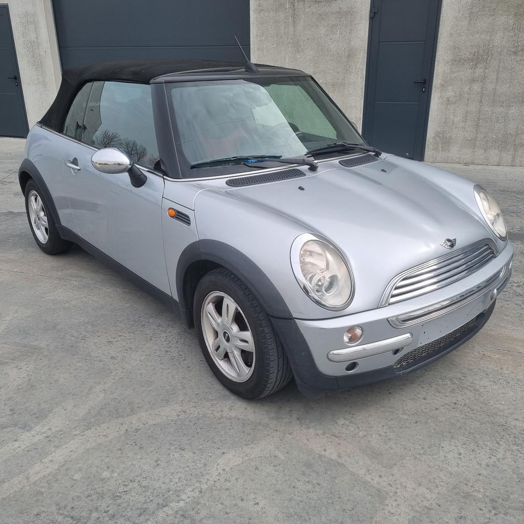 mini Cabrio 1.6 benzine 2005stard en rijd, Bedrijf, Cabrio, Te koop, Open dak