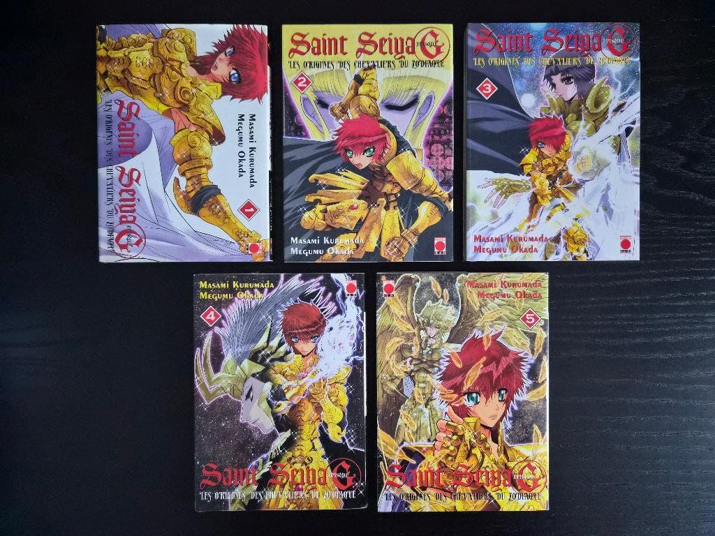 Mangas Saint Seiya Episode G - Tome 1 à 5, Plusieurs comics, Enlèvement, Utilisé, Japon (Manga)