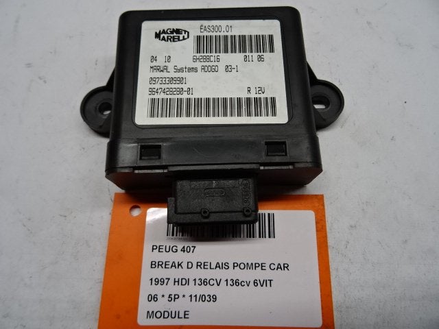 UNITE ELECTRONIQUE Peugeot 407 SW (6E) (9647428280), Kontakt-peugeot@peugeot.com, Utilisé, Peugeot Deutschland GmbH, Bahnhofsplatz
65423  Rüsselsheim, DE