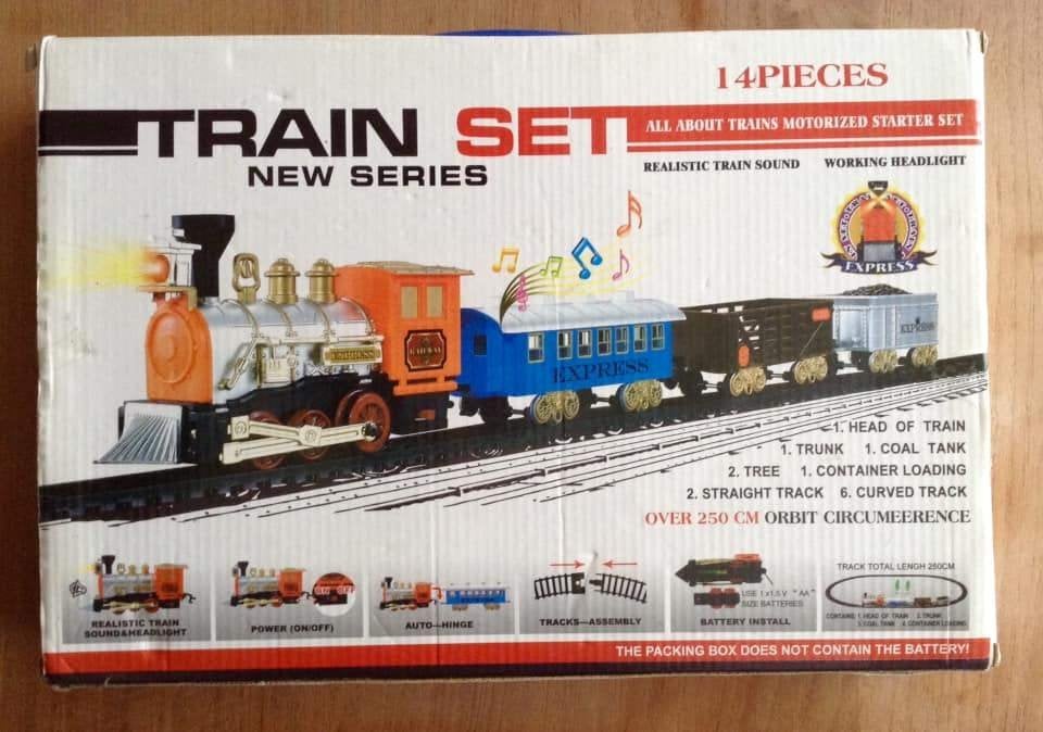 Train Set Express Double Coin 12 pièces, Enlèvement ou Envoi, Courant continu ou Courant alternatif, Set de Trains