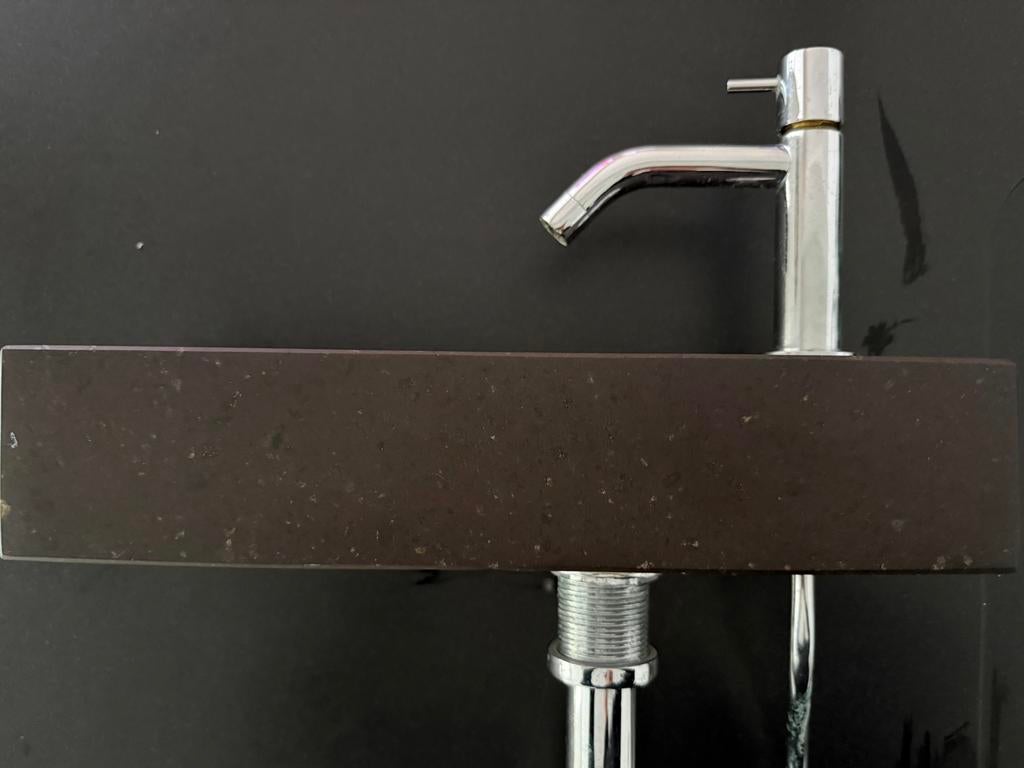 Lave-mains, lavabo, toilettes, pierre naturelle, Enlèvement, Utilisé, Pierre, Lavabo