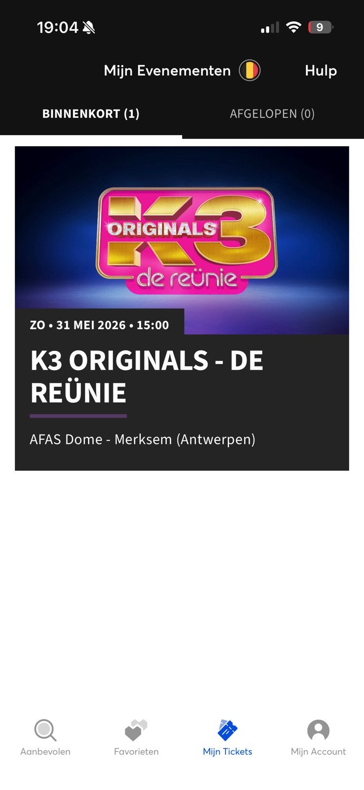 K3 Originals Ticket, 31 mei 15:00, Tickets en Kaartjes