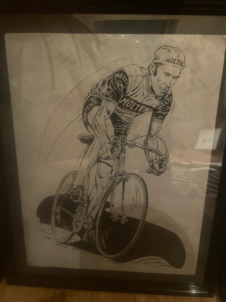 Drukplaat Eddy Merckx, Ophalen