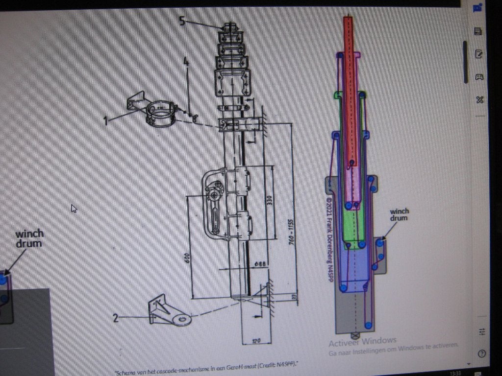 gezocht  iemand GOROH mast kan HERSTELEN, Telecommunicatie, Antennes en Masten, Ophalen of Verzenden, Gebruikt, Mast