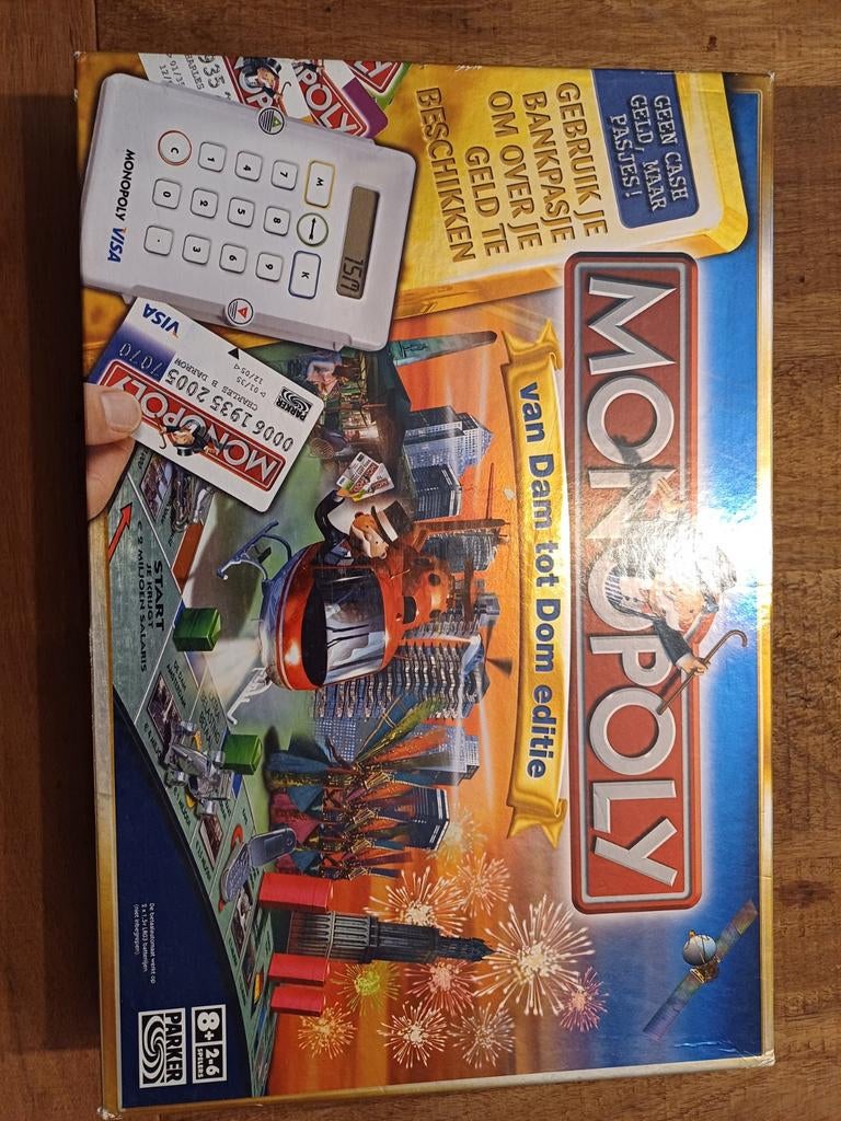 Monopoly Van Dam tot Dom editie, Ophalen of Verzenden