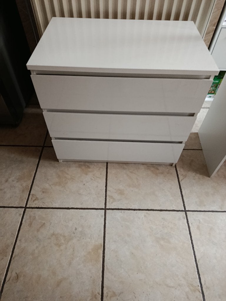 Meuble blanc, Utilisé, Moins de 75 cm, Enlèvement, Moins de 90 cm