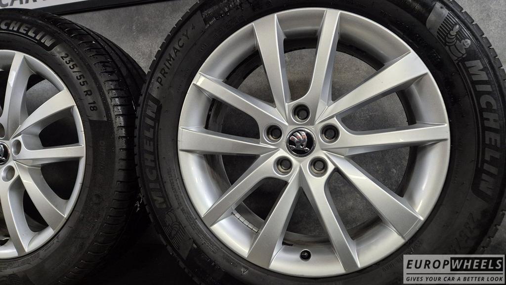 18 inch Skoda Kodiaq Elbrus Seat Tarraco VW Tiguan zomerband, Auto-onderdelen, 18 inch, Gebruikt, -, -