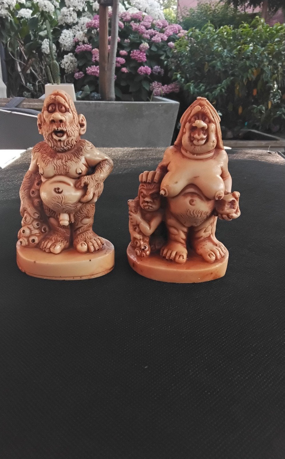 Ensemble de figurines vintage rétro pour homme ancien — rési, Enlèvement ou Envoi, Beige, Set