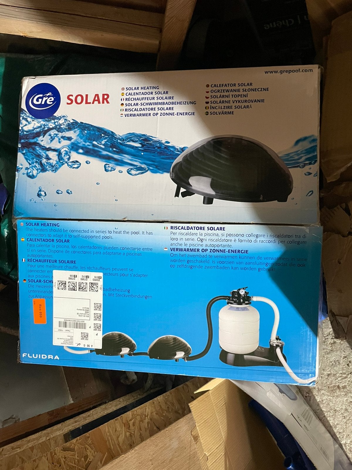 Solar zwembadverwarming, Tuin en Terras, Ophalen, Zo goed als nieuw