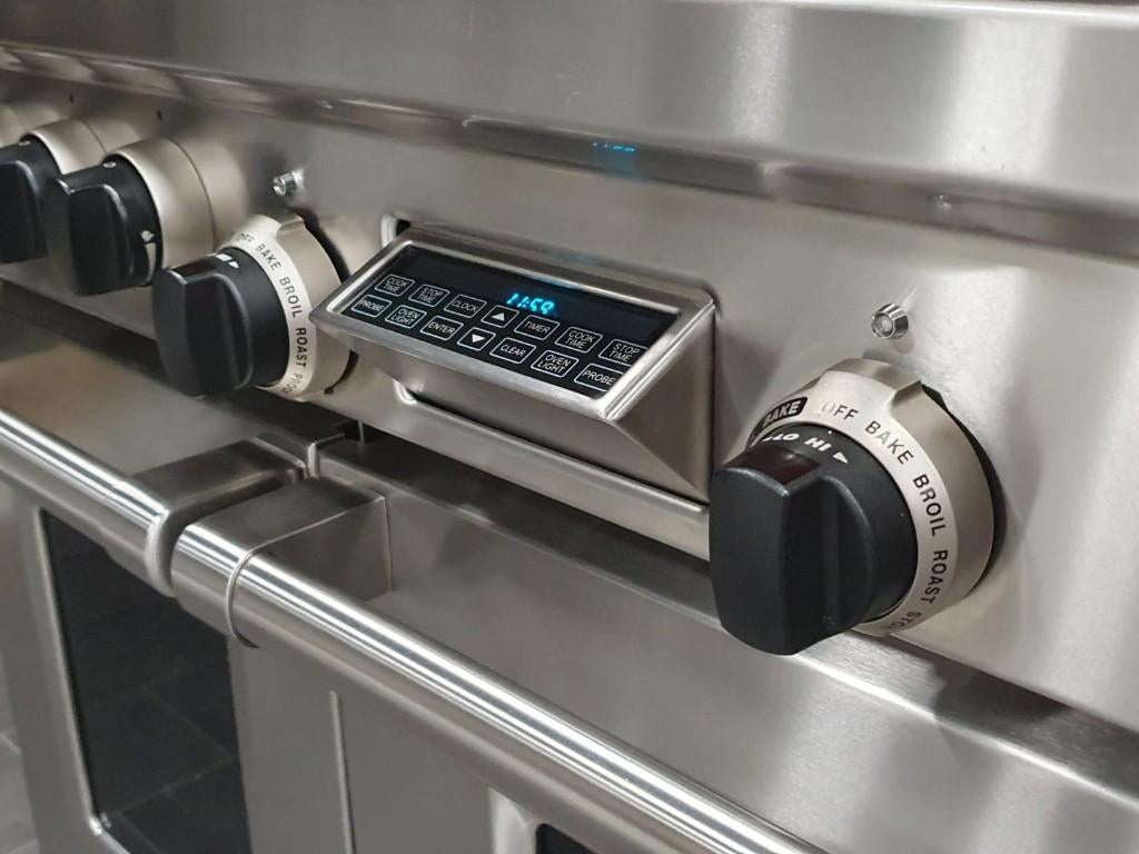 🔥Luxe Wolf Fornuis 120cm rvs 2 elektrische ovens Teppanyaki, Ophalen, 60 cm of meer, Zo goed als nieuw, Energieklasse A of zuiniger