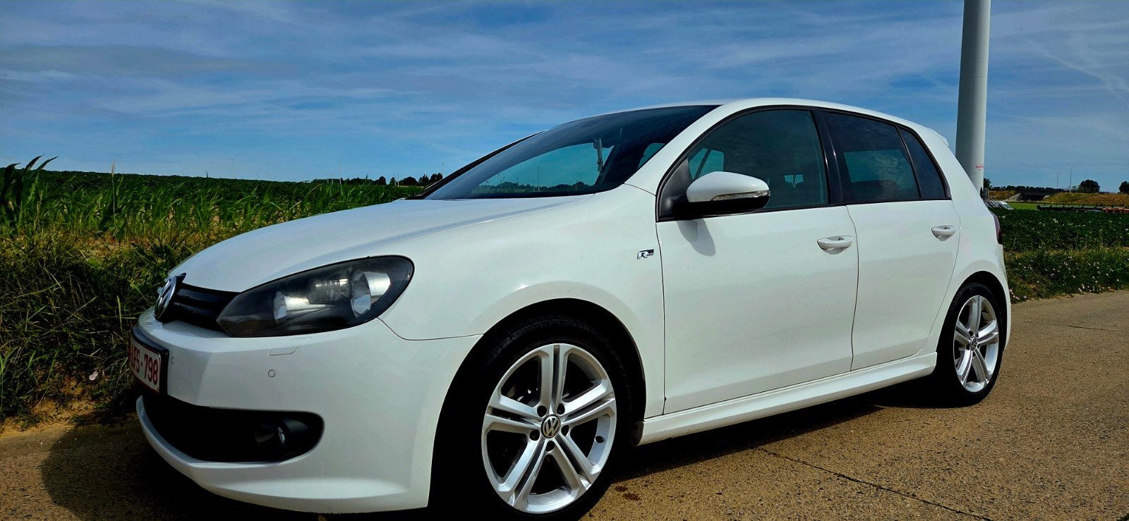 Golf 6 TDi R-Line DSG prête à immatriculer, Autos, Euro 6, Carnet d'entretien, Noir, 5 portes