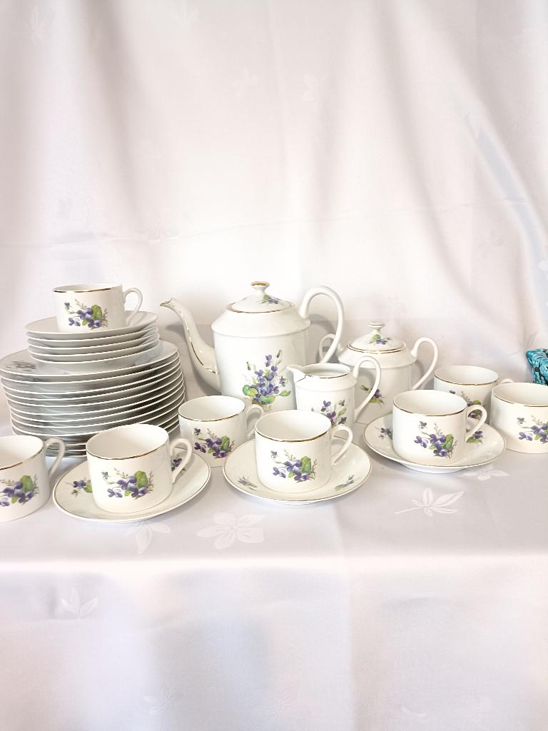 Service à dessert Porcelaine de Baudour Cérabel, Antiek en Kunst, Ophalen