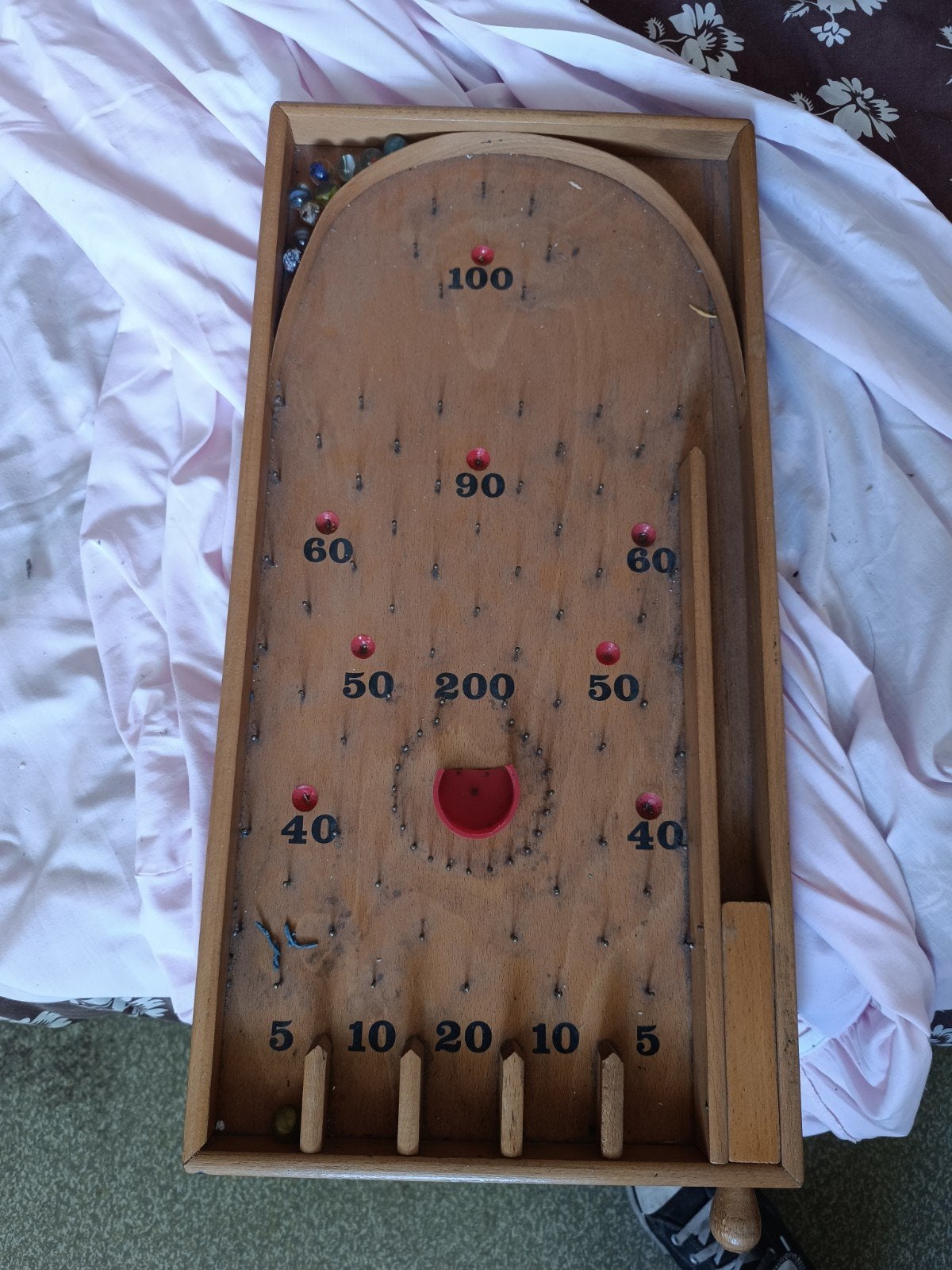 Vintage houten caféspel – kermisspel
Origineel vintage houte, Antiquités & Art, Antiquités | Accessoires de maison, Enlèvement ou Envoi