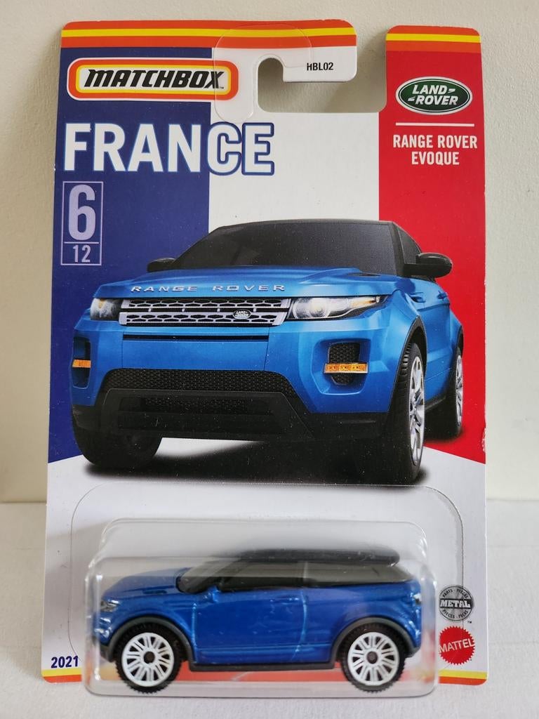 Matchbox Stars of France Range Rover Evoque (2021), Ophalen of Verzenden