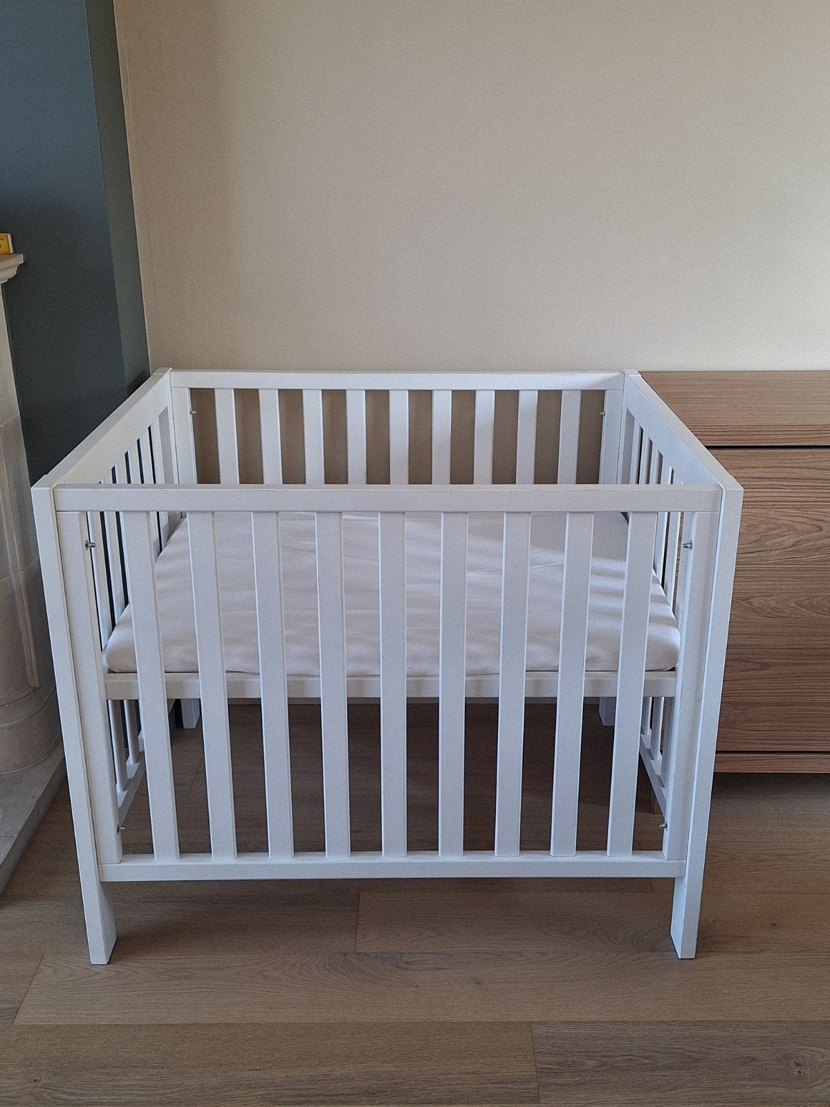 babypark 1m op 0,80m, Kinderen en Baby's, Ophalen, Zo goed als nieuw, Rechthoekig, In hoogte verstelbaar