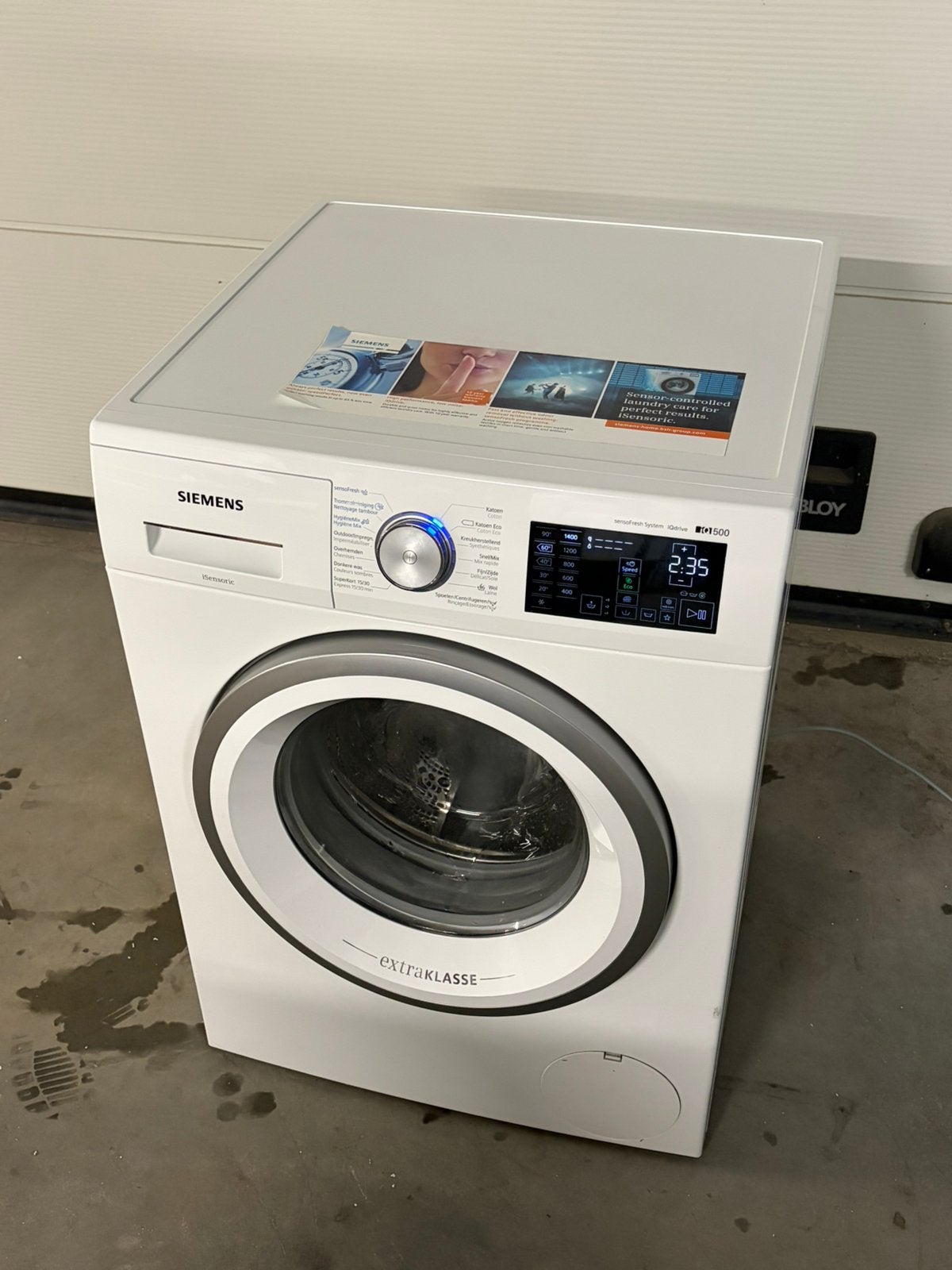Machine à laver Siemens 9 kg A+++, Electroménager, 85 à 90 cm, 1600 tours ou plus, Comme neuf, Chargeur frontal
