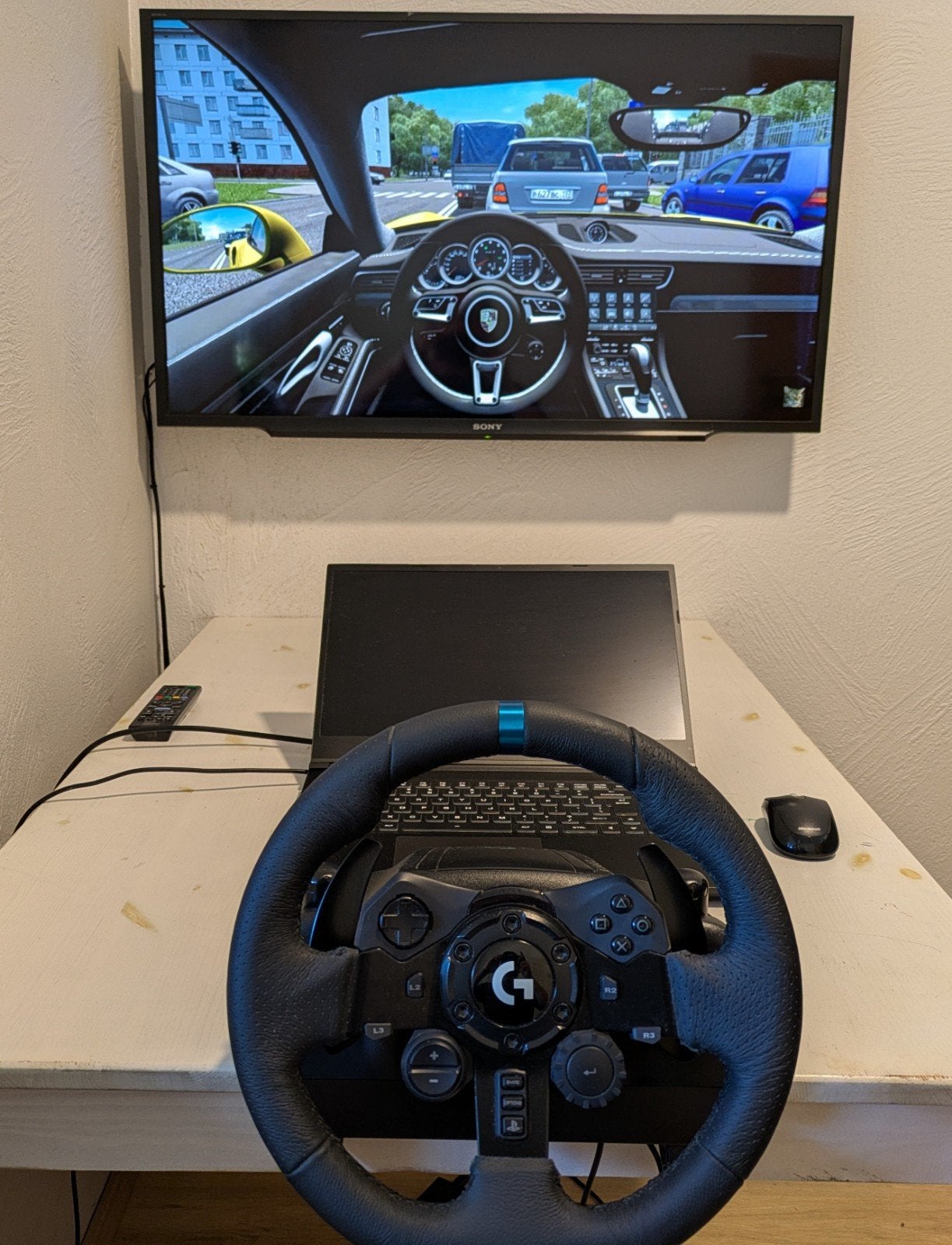 Racestuur met pedalen Logitech G923, Games en Spelcomputers, Ophalen of Verzenden