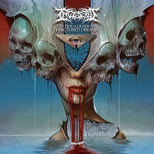 INGESTED - The Tide Of Death And Fractured Dreams (Splatter), CD & DVD, Vinyles | Hardrock & Metal, Neuf, dans son emballage, Édition limitée