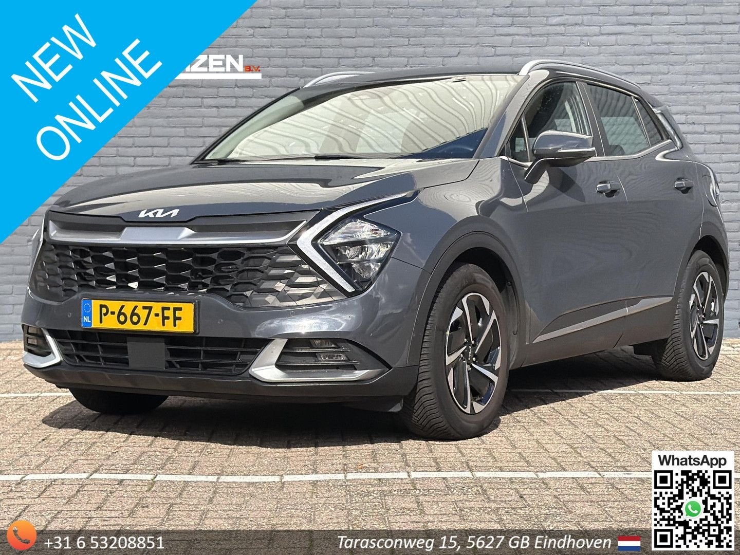 Kia Sportage 1.6 T-GDi MHEV DynamicLine | € 13.200,- NETTO!, Argent ou Gris, Achat, Entreprise, Boîte manuelle
