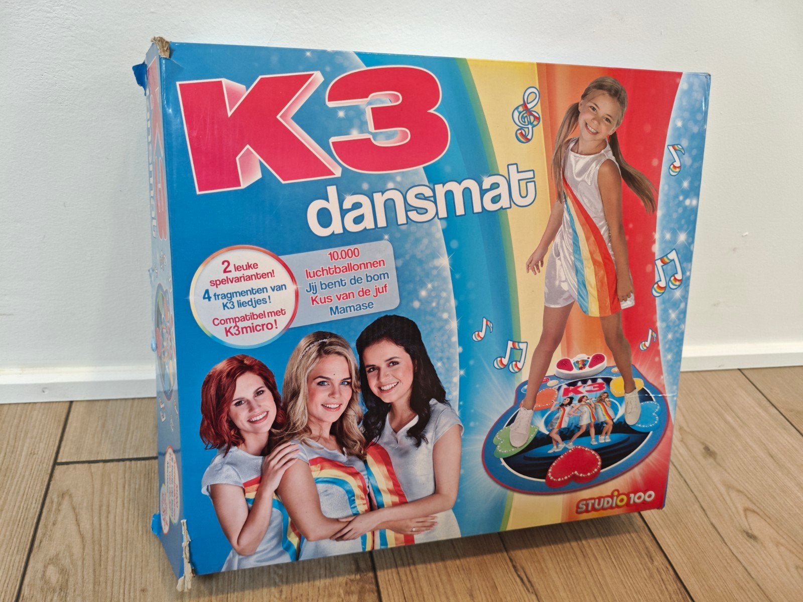 Dansmat K3, Ophalen, Gebruikt